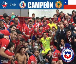 пазл Чили, чемпион Копа Америка 2015